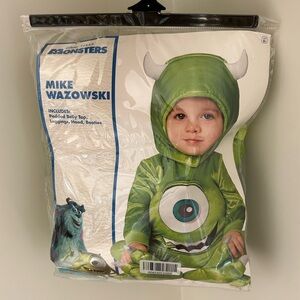 Disney Monsters Inc. Mike Wazowski Costume - Vibrant Green
